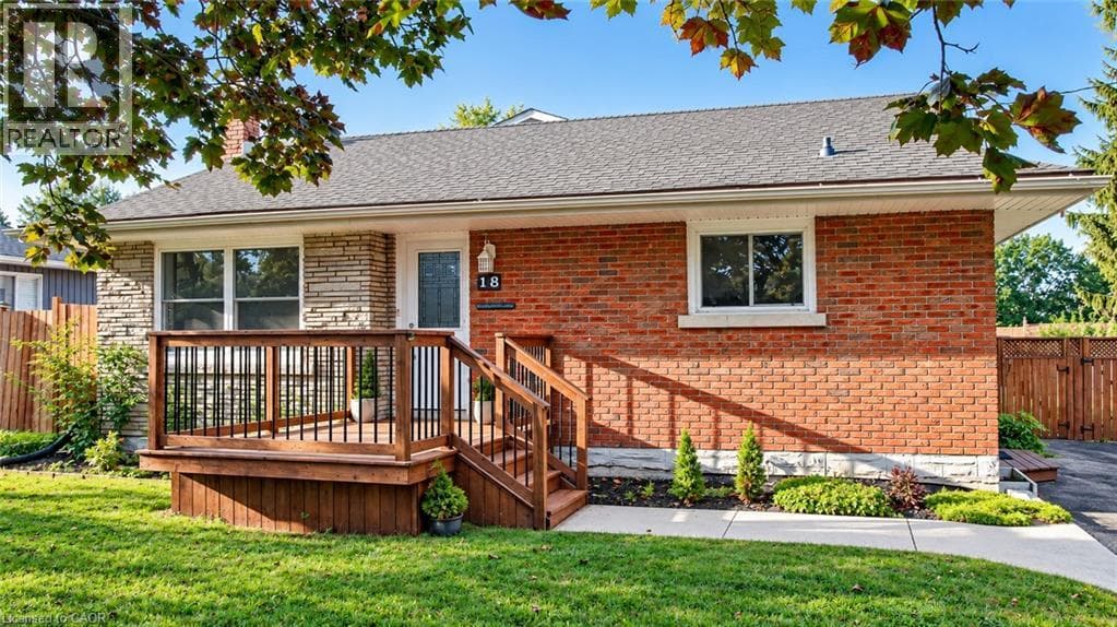 18 CLEARVIEW Drive, Cambridge, Ontario N1S1B2